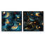 Coserza - Ensemble de 2 collages abstraits carrés-101847904-101847900