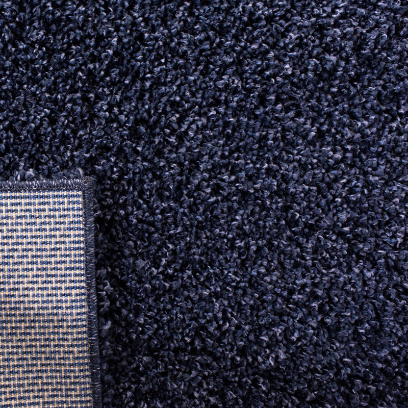 Schwanke Shag Performance Solid Color Rug, Square 5'