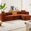 Canapé modulaire Boneless de 114 po avec méridienne et repose-pieds L-104725894