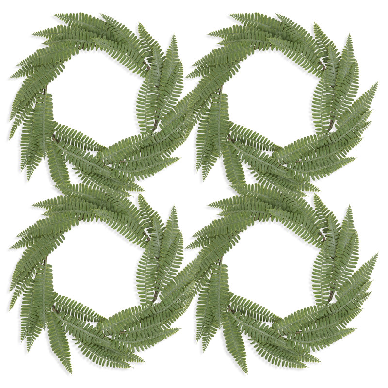 Couronne de fougères Green Haven (ensemble de 4)