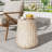 Outdoor Cleme Carved Side Table, Gold-1612364043
