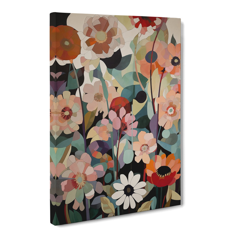 Modern Flowers Orphism Vol.3 - Wrapped Canvas, 60cm H x 40cm W x 3cm D