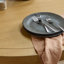 Round Solid Wood Dining Table-1460900600