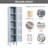 Metal 5 - Tier 65.98'' Gym Locker with Padlock-61436393