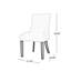  Ensemble de 2 chaises d'appoint capitonnées, chaises d'appoint, chaises de salon, chaises rembourrées et chaises d'appoint modernes-1119924392