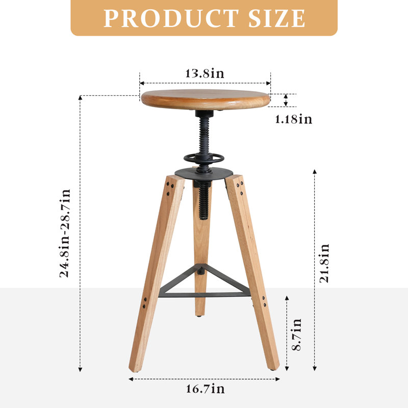 Tabouret de bar ajustable Minimalist