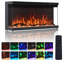 Advait Metro Lane Black Electric Fireplace-1343291416