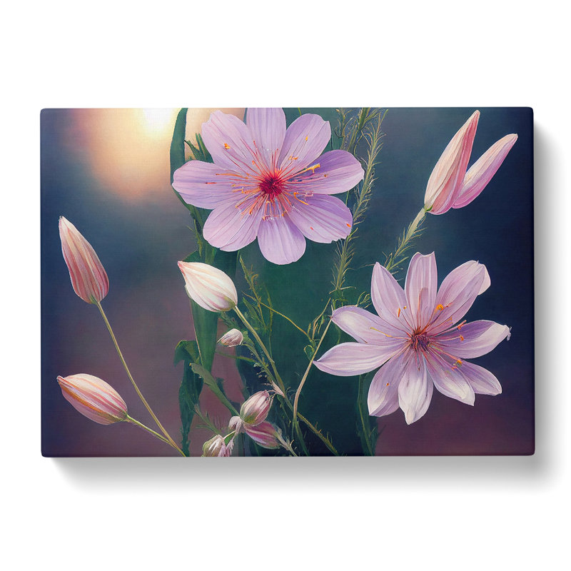 Tantalising Wildflowers Floral - Wrapped Canvas, 50cm H x 76cm W x 3cm D