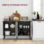 Buffet, armoire d'appoint avec tablettes réglables