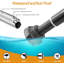 155cm Straight Tension Shower Curtain Pole & Hook Set-2135672576