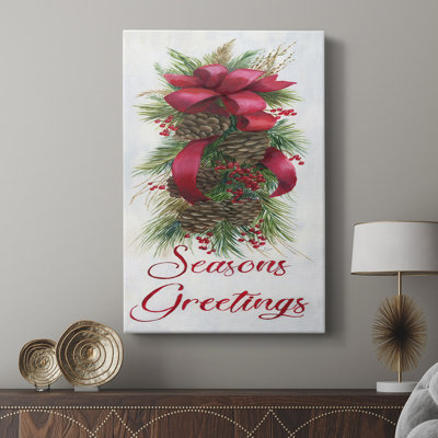 Seasons Greetings -Custom Wrapped Gallery Cavas