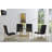 Mia Round Glass Pedestal Dining Table -23744421-23744422
