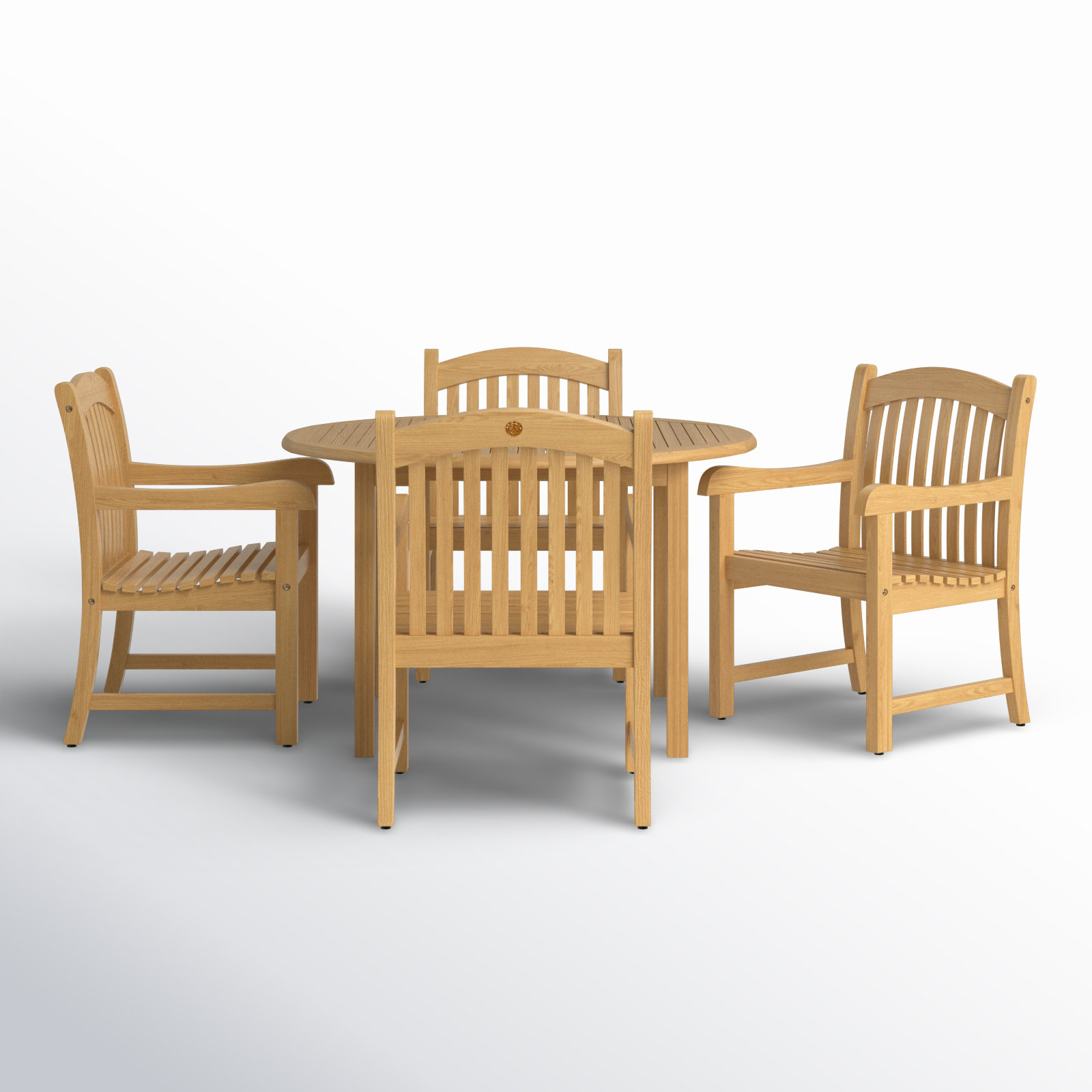 Analiah 47'' Round 4 - Person Outdoor Dining Set