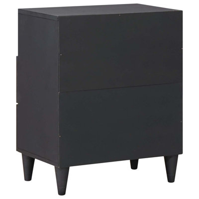 50cm W Solid Wood Bedside Table