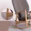 Chaise berçante à haut dossier Home Casual