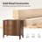Elfine Modern 27''W 3-Drawers Curves Nightstand with Built-In Charging Station-1174088164