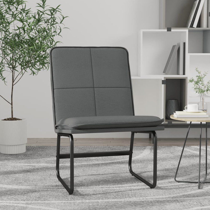 Izona Upholstered Accent Chair, Grey