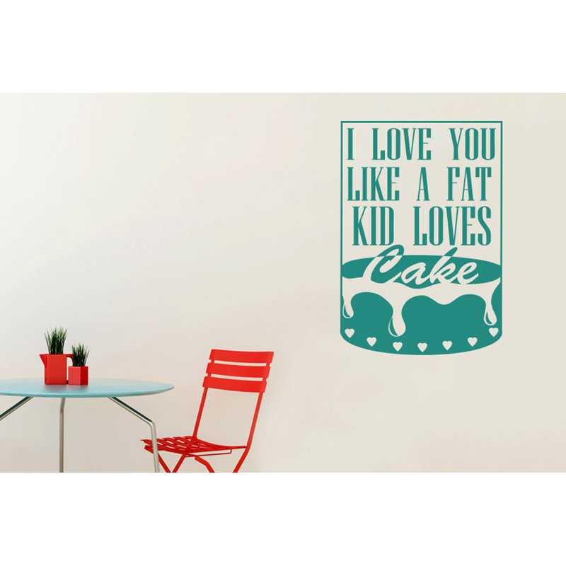 Non-Wall Damaging Wall Decal, Large, Aqua Green