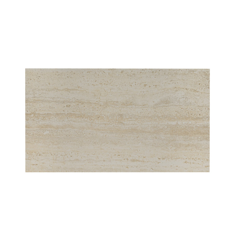 Margelle de piscine Rosano Velina 13 po x 24 po x 0,79 po, aspect pierre de porcelaine mate, bord arrondi (4,33 pi²/unité, 2 pièces)