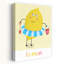 «Summer Lemon Beach Fun Playful Beach Fruit», reproduction d'art-133610257
