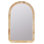 Brienne Arch Raffia Beveled Mirror