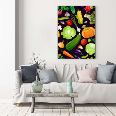 Vegetables - Wrapped Canvas Print