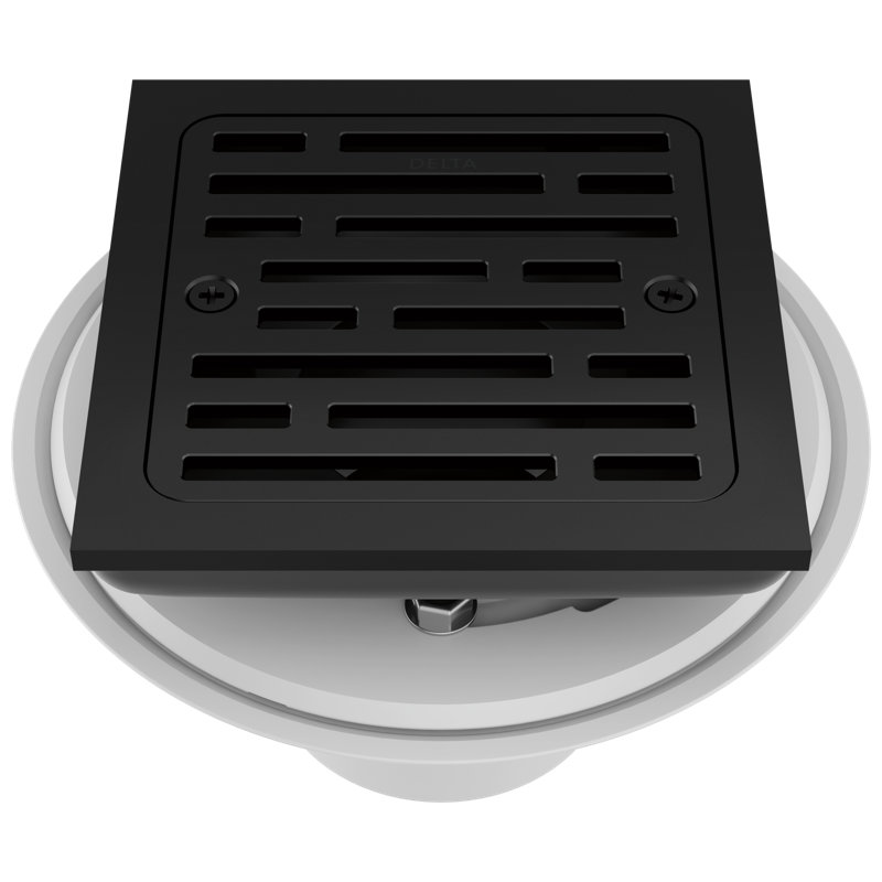 Tile-In Shower Drain, Matte Black