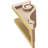 5"W x 5"D x 10"H Scroll Rough Cedar Woodgrain TimberThane Corbel, Primed Tan-88291378