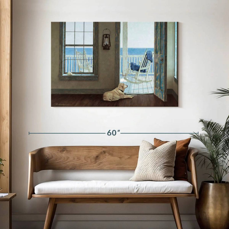 La chaise berçante, H 30 po x l 45 po