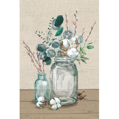 " Cotton Bouquet II No Pattern " by Mary Urban Painting Print
