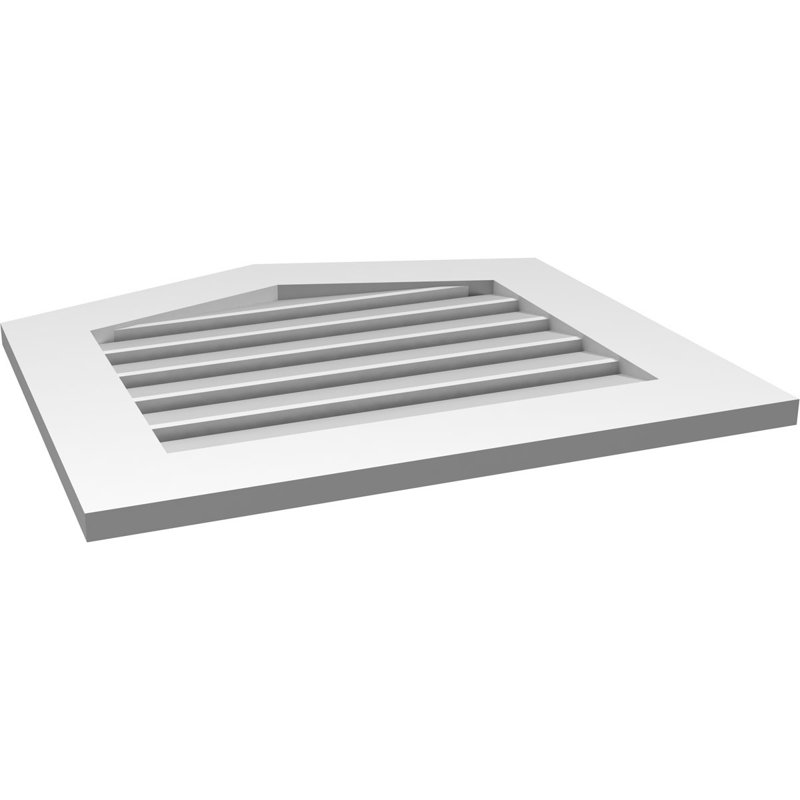 Ventilé à pignon en uréthane fonctionnel à hauteur de crête fonctionnelle 4/12, brun clair apprêté