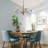 6-Light Brass Gold Leaf Farmhouse Chandelier