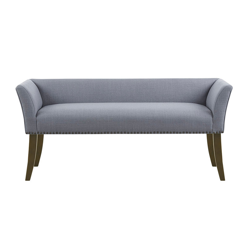 Banc décoratif bleu ardoise