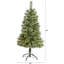  Slim Wisconsin Pine Artificial Christmas Tree with LED Lights 4ft