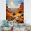 «Beckem Nevada Canyon Mirage I», reproduction sur toile