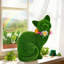 Statue de jardin Alize, chat et fleur, topiaire verte, chiffres de la Saint-Patrick