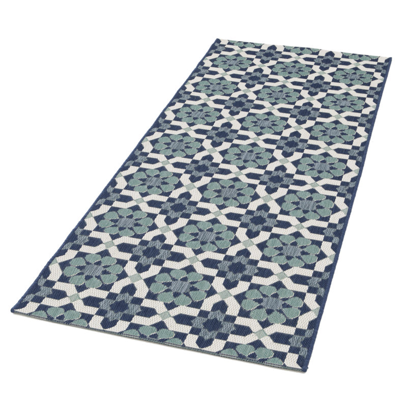 Runner Palermo Ikat 80cm X 200cm Indoor / Outdoor Area Rug