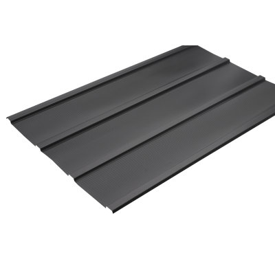 Set Of 8 Galvanized Corrugated Steel Roof Panels For Diyshed, Garage, Carport, And Mobile Home Projects Charcoal