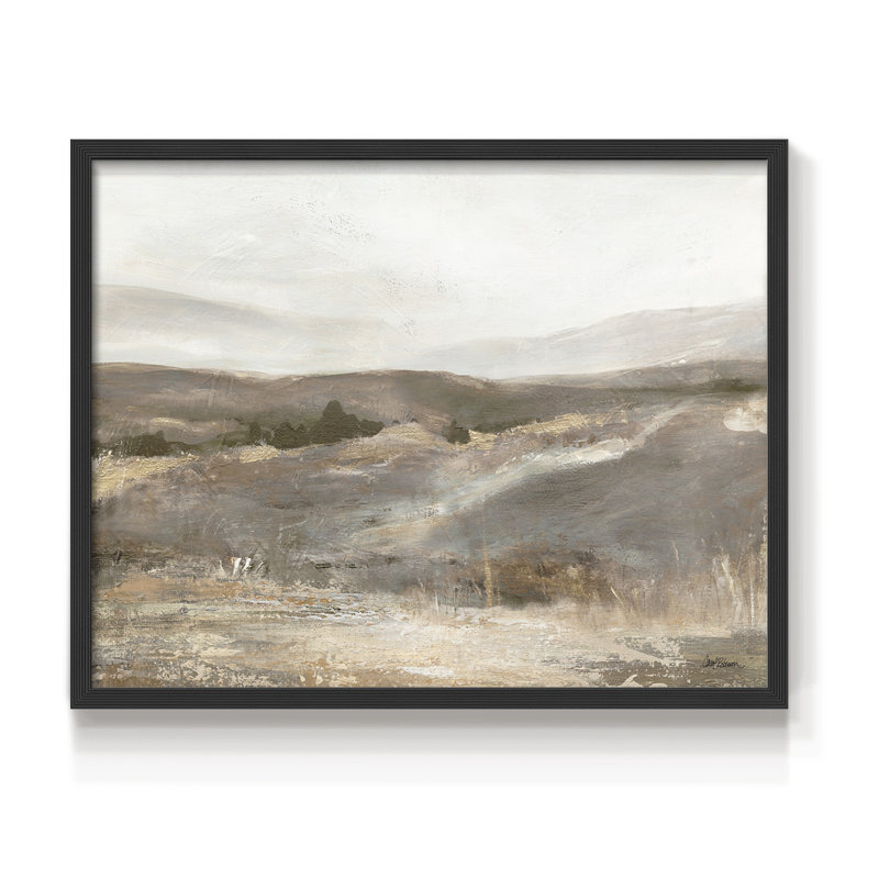 Hill Country - Reproduction encadrée - Restickable, H 8 po x l 10 po, Noir, noir, noir, noir