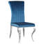 Chaise d'appoint rembourrée en velours Javery-1599590070