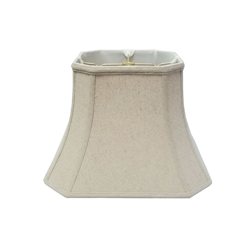 Abat-jour cloche en lin (araignée), Beige, H 13 po x l 16 po x P 16 po