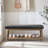 Hahnville Faux Leather Upholstered Storage Bench-154535533