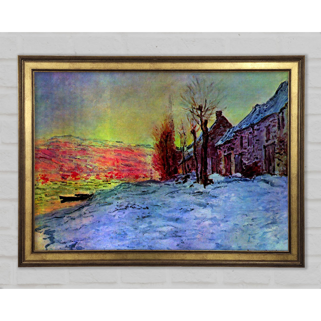 Lava Court Sonnenschein und Schnee von Monet - Druck