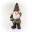 Statue gnome avec lanterne