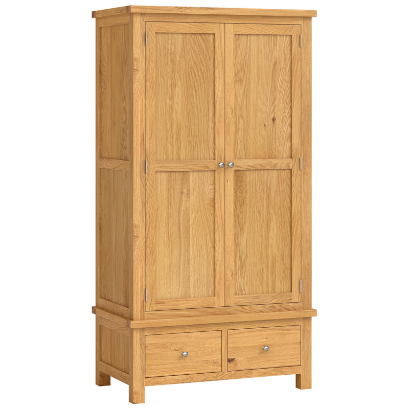 Dover 2 Door Solid Wood Wardrobe