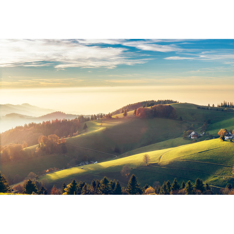 Melida, forêt noire, Allemagne sur toile, H 32 po x l 48 po x P 1,25 po