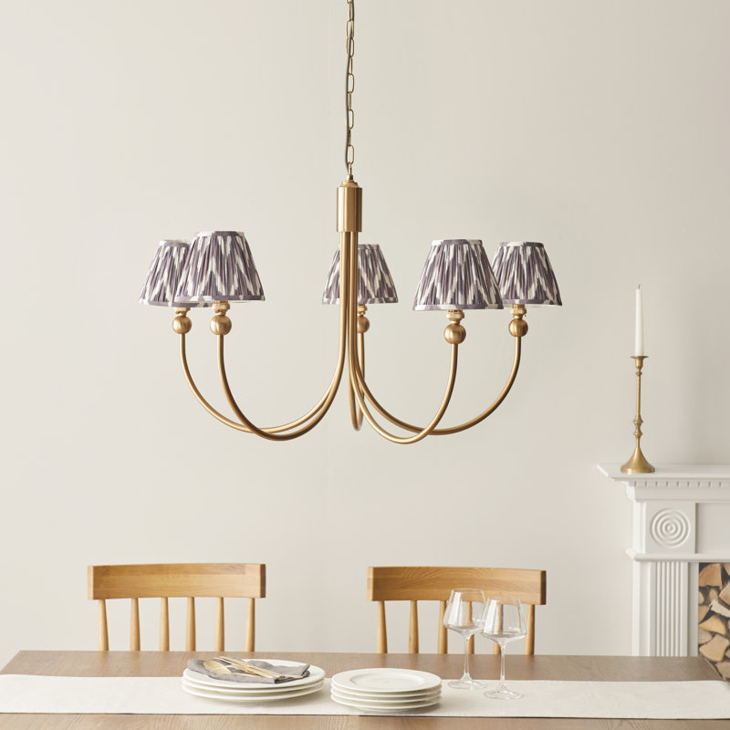 Santiago 5 - Light Chandelier, Grey