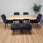 Wooden Dining Table with 4 Chairs and 1 bench Dining Kitchen Room Furniture-2079521030-2079521049