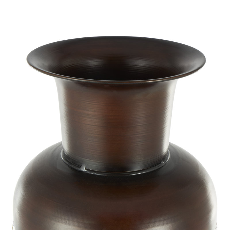 Ensemble de grands vases en métal Florice