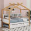 Lit plateforme avec bibliothèque de rangement Anyelf House-1887134800